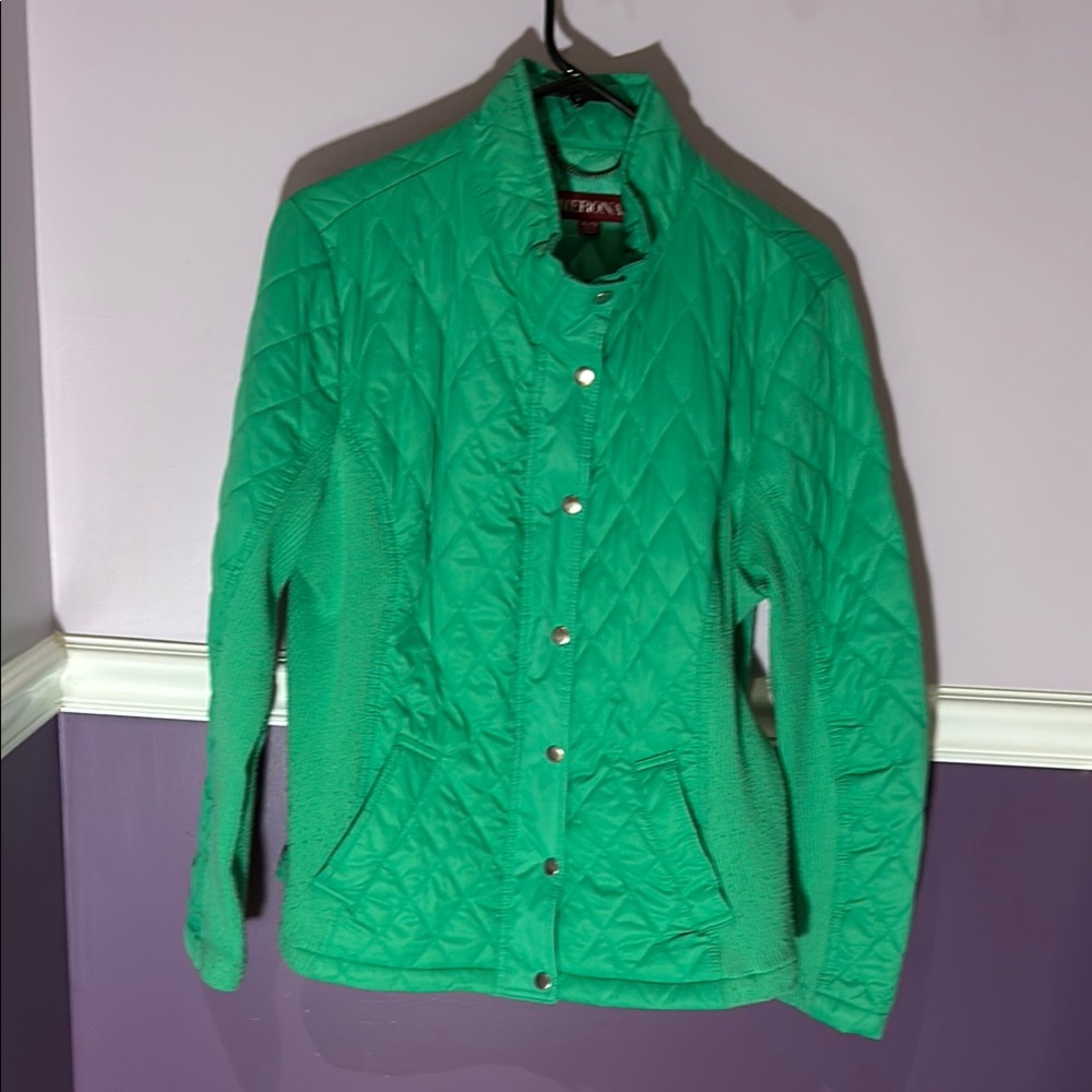 Merona Green Quilted Women's Jacket